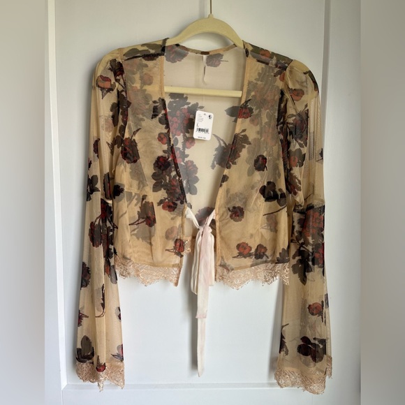 Free People X REVOLVE Kylie Tie Top-NWT - Picture 2 of 3